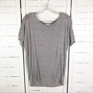 Cabi | Gray Speckled Forum Tee